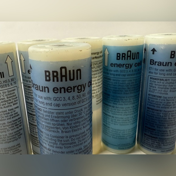 Braun Cordless Iron Styling  Lot of 8 Energy Cells, Refills ( SEE NOTES) - Picture 2 of 3